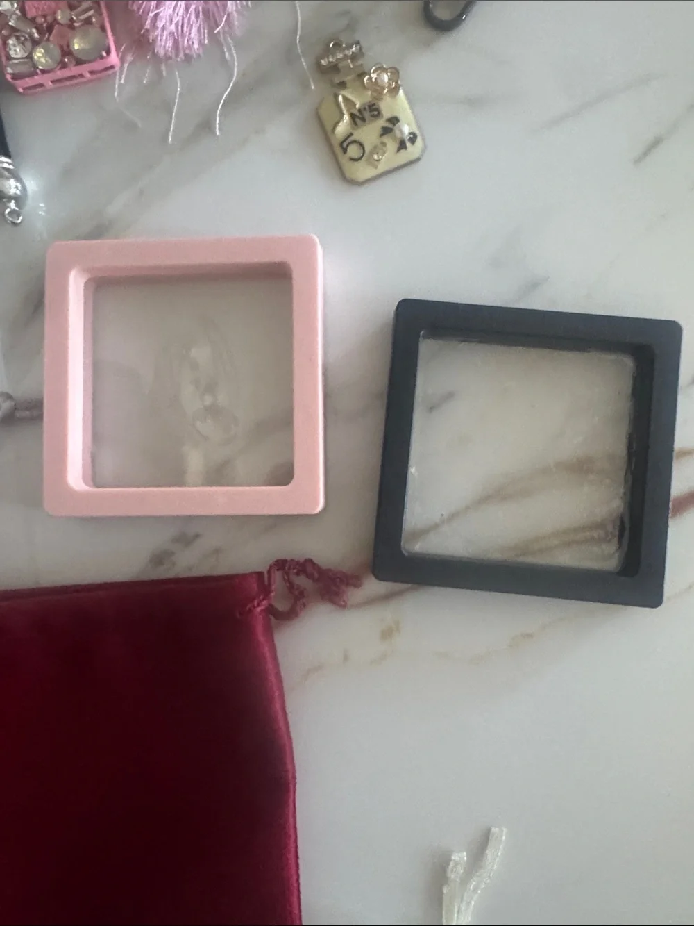 Perfect bundle for sellersJewelry Pouches keychain boxes purse chain
